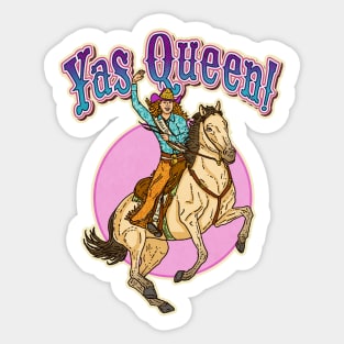 RIGHTEOUS RODEO Yas Queen! Sticker